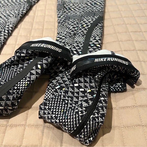 Nike | EUC! Epic *LUX* Tights Dri-Fit Running Reflective Long Leggings Geometric - Picture 8 of 15